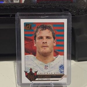 2024 Panini Donruss Sam Laporta Gridiron Kings Card. Detroit Lions